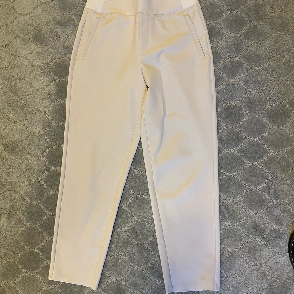 Athleta Cream Ankle Pants